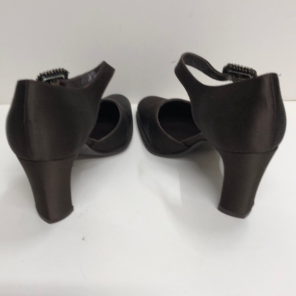 Di Sandro Made in Italy Brown Suede Mid Heel - Picture 3 of 4